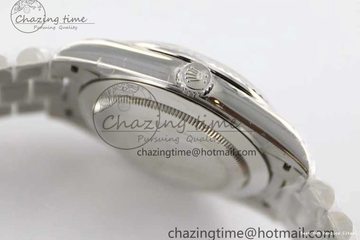 Good Copy Rolex Watches Steel Ice 40mm Best TWF 1:1 2357 SS Arabic A Comfortable Bracelet Edition 904L on Day SS Blue Date Dial 0118